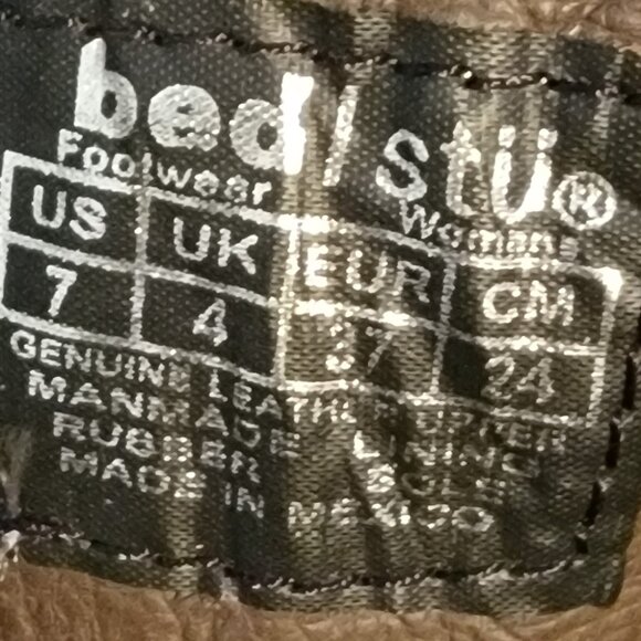 Bed Stu Cobbler Series Opal Brown Leather Harness Boots - Picture 16 of 16